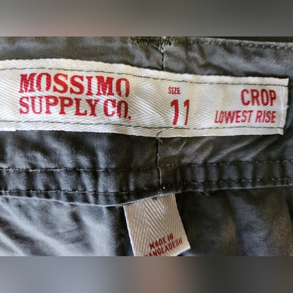 Mossimo Supply Co. Brand size 11 lowest rise crop capri - Picture 3 of 4